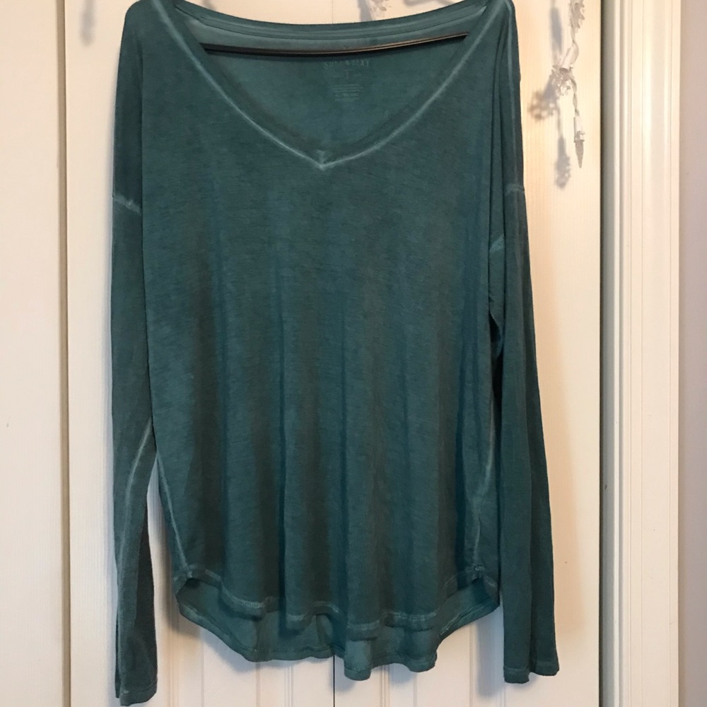Dark Green American Eagle Soft & Sexy Long Sleeve
